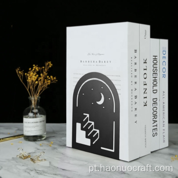 Estante de livros dourada luxuosa estante de metal decorativo para escritório em casa